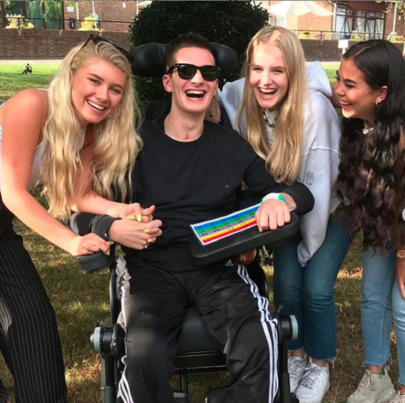 come_on_noah's tweet photo. Another good day for Noah today. On top of the usual physio, speech and occupational therapies he also saw the nutritionist. Noah enjoyed spending time with his visitors and wanted to say well done to Amber Anning &amp; Ben Hawkes representing TeamGB u20 in the European champs https://t.co/vJb95upijB