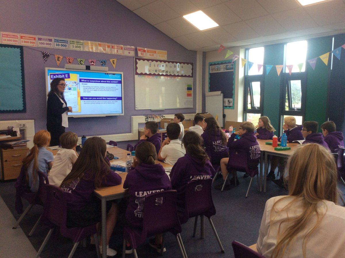 TunstallPrimary's tweet photo. @natwesthelp @evansaby1 @MoneySense Thank you so much for teaching us about fraud in today’s workshop https://t.co/pDvYl3eO3D