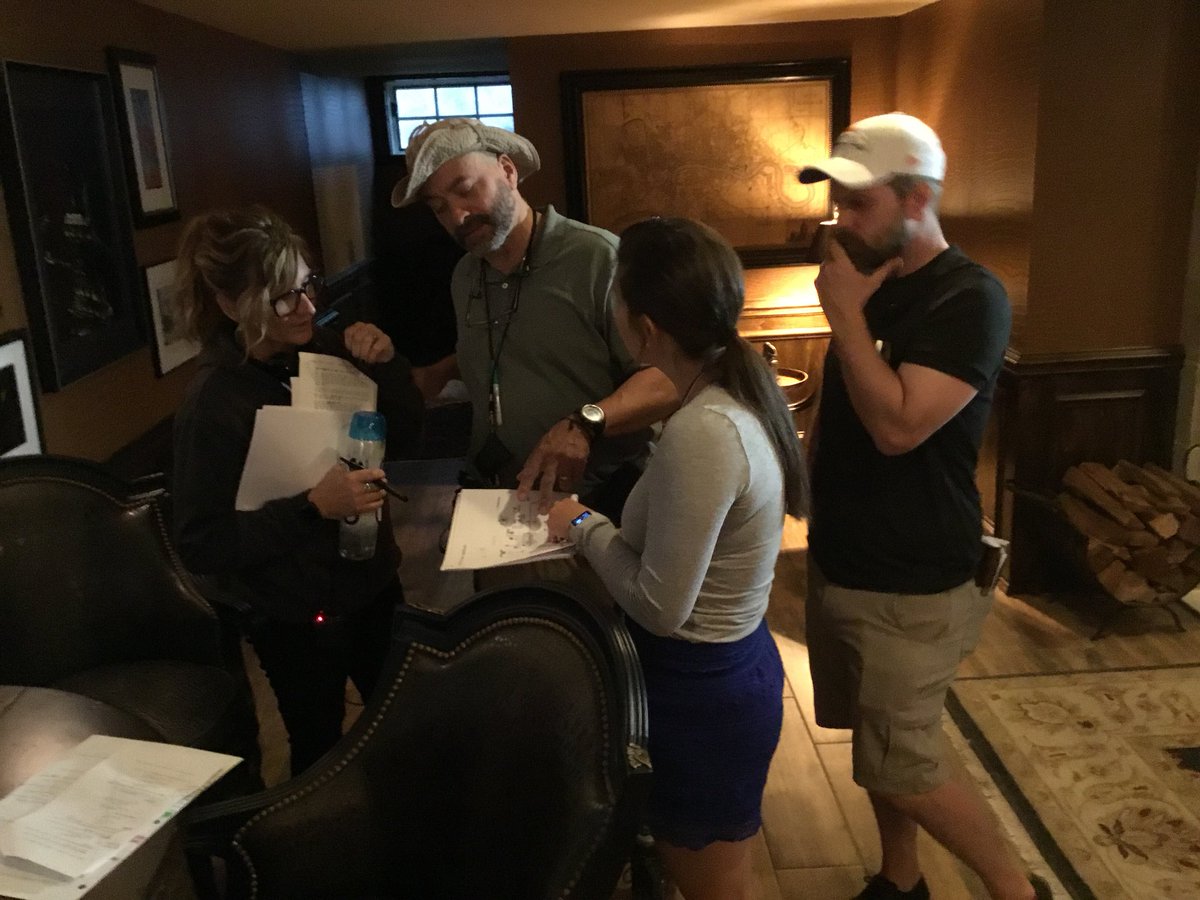 sharonInCO's tweet photo. #BTS of @CONRADseries @JenniferKarum @kellitidmore @atkinsvisuals @HarryJLennix @BJBarber @EricRoberts @HISHAMTAWFIQ  @AndreaSooch  @amanda_buhs @JonAamaas with @keatonsimons music #chicagoseries #crimedrama #humantrafficking #lovethiscastandcrew https://t.co/xZw57Tzogz