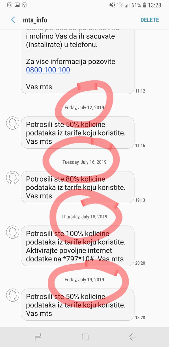 Poruke <a href="/mts/">mts 📱</a> iliti šega, šala i pošalica.