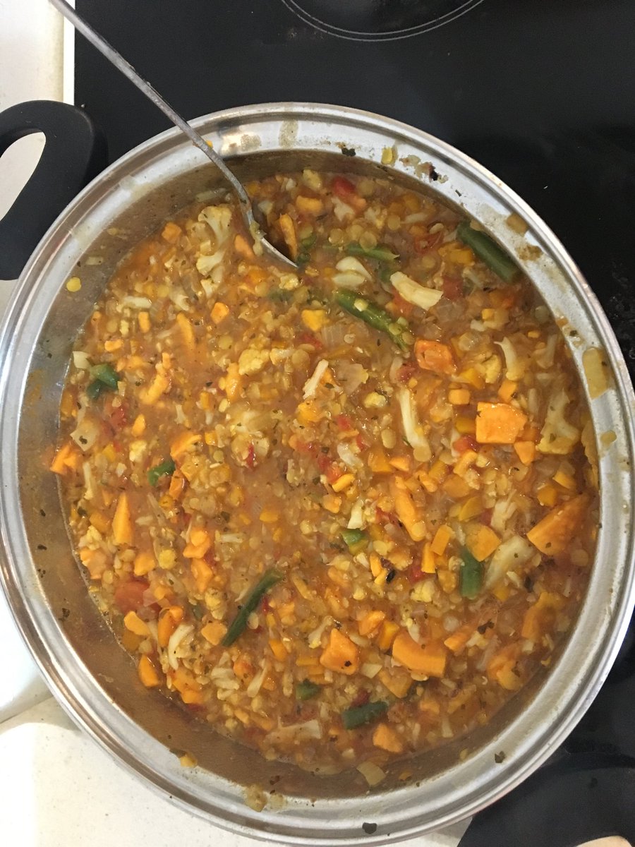 Vegetable dhansak cooking on Regency. #freefrom #recoverythroughactivity #lifeskills #Occupationaltherapy