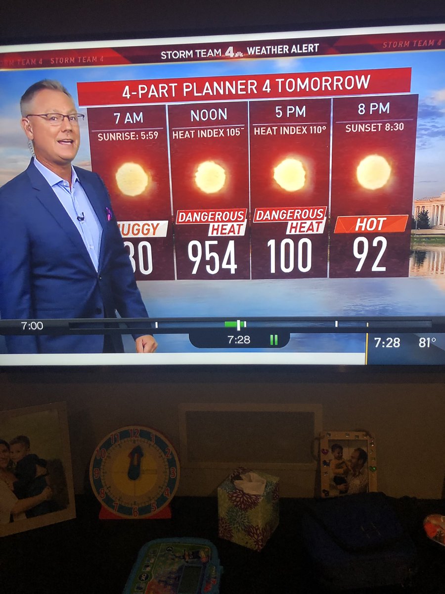 Assume that’s some sort of record <a href="/ChuckBell4/">Chuck Bell</a> ?  Also curious if there’s a chance of storms given the 854 degree drop in temperature later. CC: <a href="/capitalweather/">Capital Weather Gang</a>