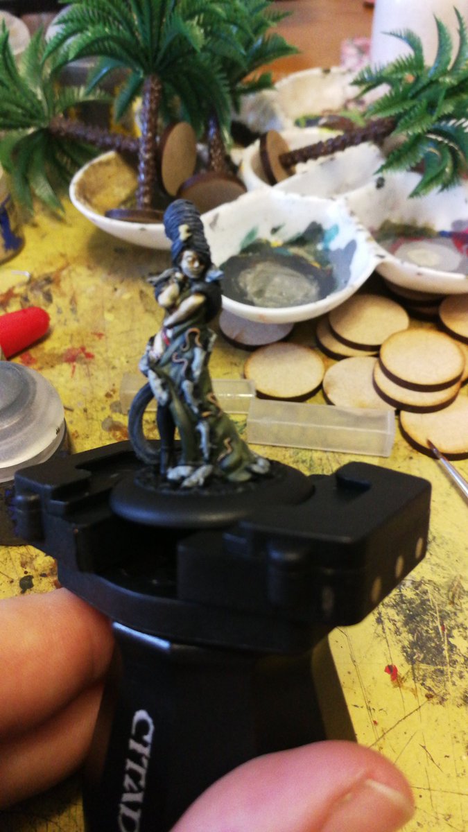 hellganJ's tweet photo. Pelage coming along nicely such an interesting model to paint #guildball https://t.co/Gwt6ycArCC