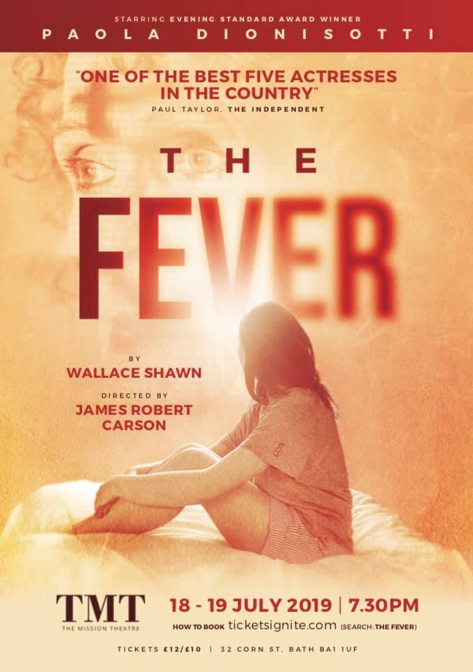 It's the last performance of #TheFever tonight - it's an unmissable event so be sure to book your tickets now if you're in #Bath this evening at 19:30! A theatrical tour de force.

Tickets: bit.ly/2FYN49D