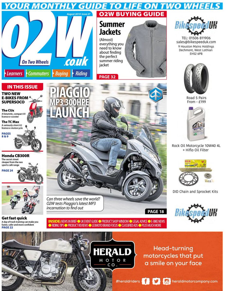 On2WheelsBike's tweet photo. AUGUST ISSUE OUT NOW! https://t.co/nyoMSJ5SUl https://t.co/JNL2W8nKnM