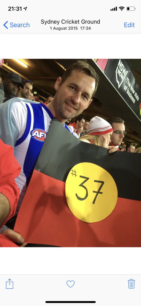 Boliver82's tweet photo. This is what we were doing when people were booing Adam Goodes hey Rod Ewen. Sport is amazing but can bring out the absolute worst in people. Be better. #istandwithgoodes #sydneyswans #sydneyswansfc #thefinalquarter #TheFinalQuarterFilm https://t.co/btwaQbEjbE