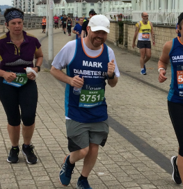 DiabetesUKCymru's tweet photo. Mark has run the London Marathon twice for @DiabetesUK, and was on our #Type1team for the Swansea Half in June. His next stop? The New York Marathon this November! https://t.co/0gDalW6qxb https://t.co/jwwyPH4wof