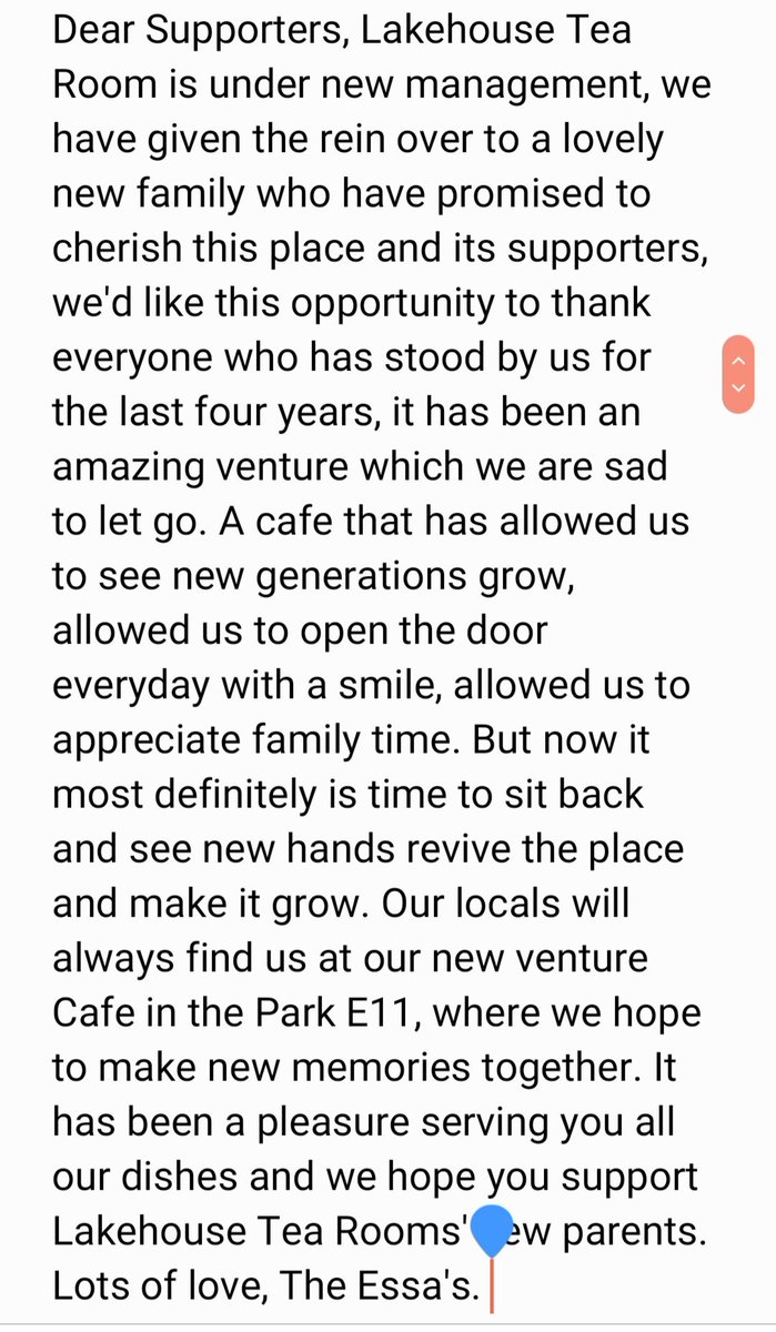 Cafe in the Park E11 tweet media