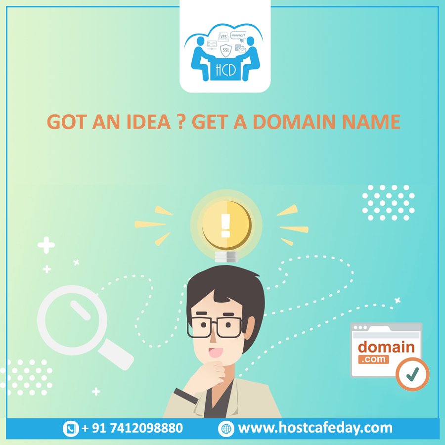 HostCafeday's tweet photo. You must register a #domain #name for your business before others take it.
Domain helps in creating brand awareness and adds credibility to your business.
Register Now @ https://t.co/D8jCTMuUvS
#domainname #registerdomain #domainregister #brand #businessname #hostcafeday #ssl https://t.co/RfczxsQfTa
