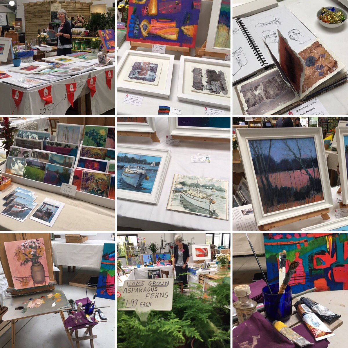 Forest View Nursery in Newport is hosting artists Susie Pragnell and Stephen Pragnell for Open Studios - exhibiting abstract, landscape and still life paintings and greetings cards #isleofwight #arts #painting #openstudios #isleofwightopenstudios #iwopenstudios <a href="/IOWOpenStudios/">IOWOpenStudios</a>