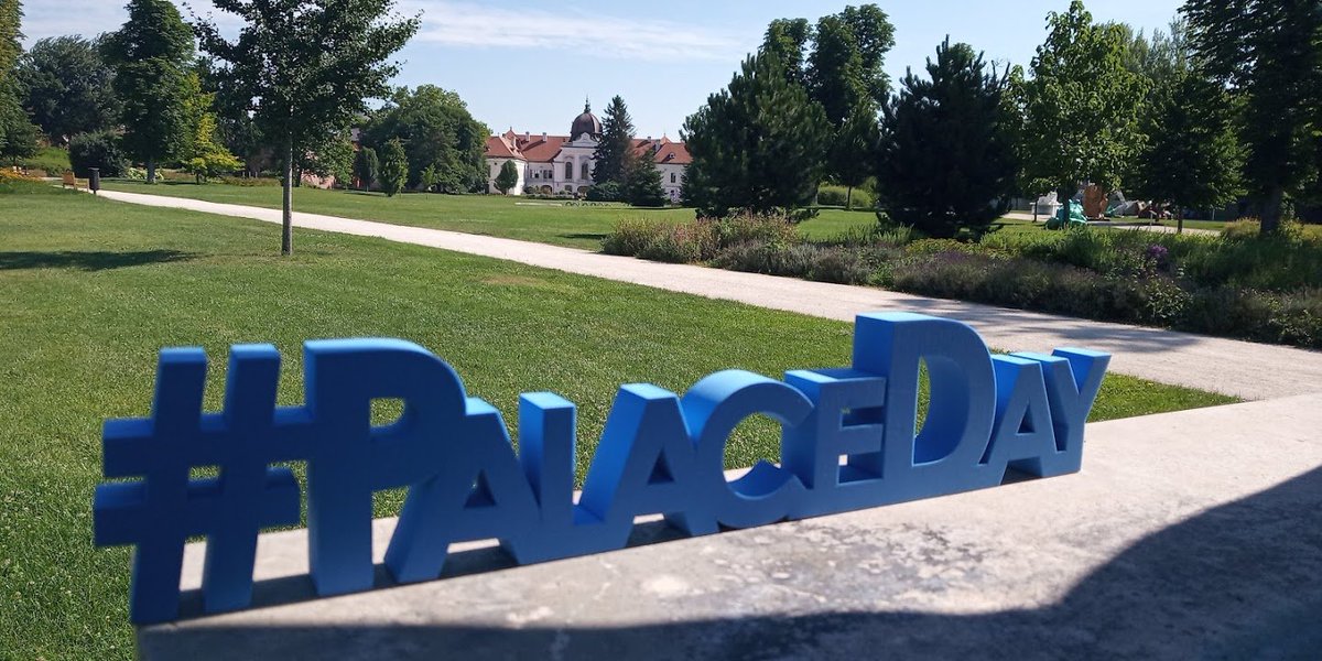 Grassalkovich's tweet photo. #PalaceDay 2019. The 4th International Day of all palaces &amp; castles of the world is dedicated to historic gardens. #EuropeanRoyalGardens 
@Palace_Day https://t.co/hH7yeXZdNi
