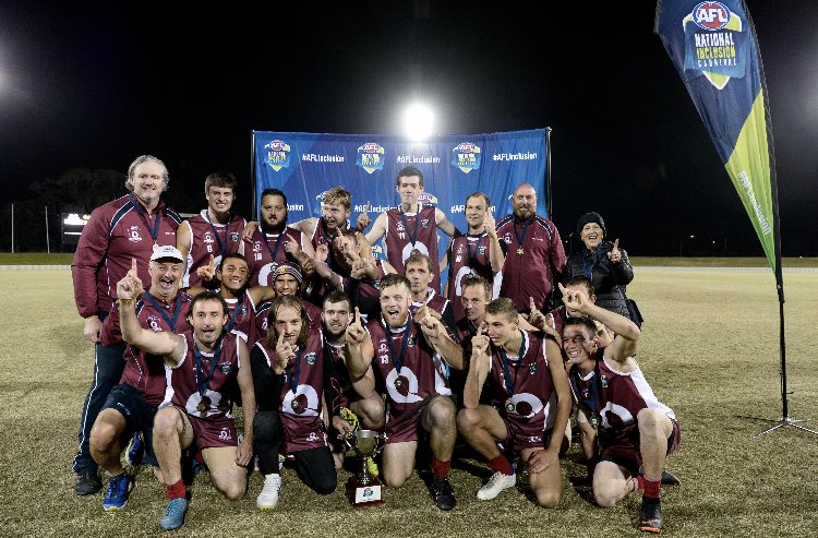 CONGRATULATIONS to <a href="/AFLQ/">AFL Queensland</a> who claimed the Division 2 #AFLInclusion flag over <a href="/WAFLOfficial/">WAFL</a> by 30pts.