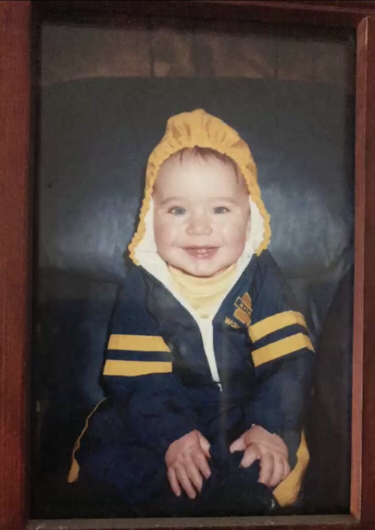 JusticeCottrell's tweet photo. Pt 2 of how cute Russ was as a kid😭💜 https://t.co/MaWMs0ycyY