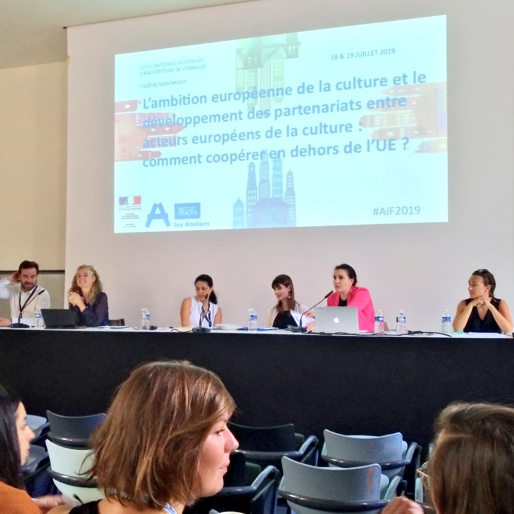 #AIF2019 - L’échange de cet atelier tourne autour des stratégies pour dynamiser les échanges culturels et les partenariats entre acteurs européens de la culture.