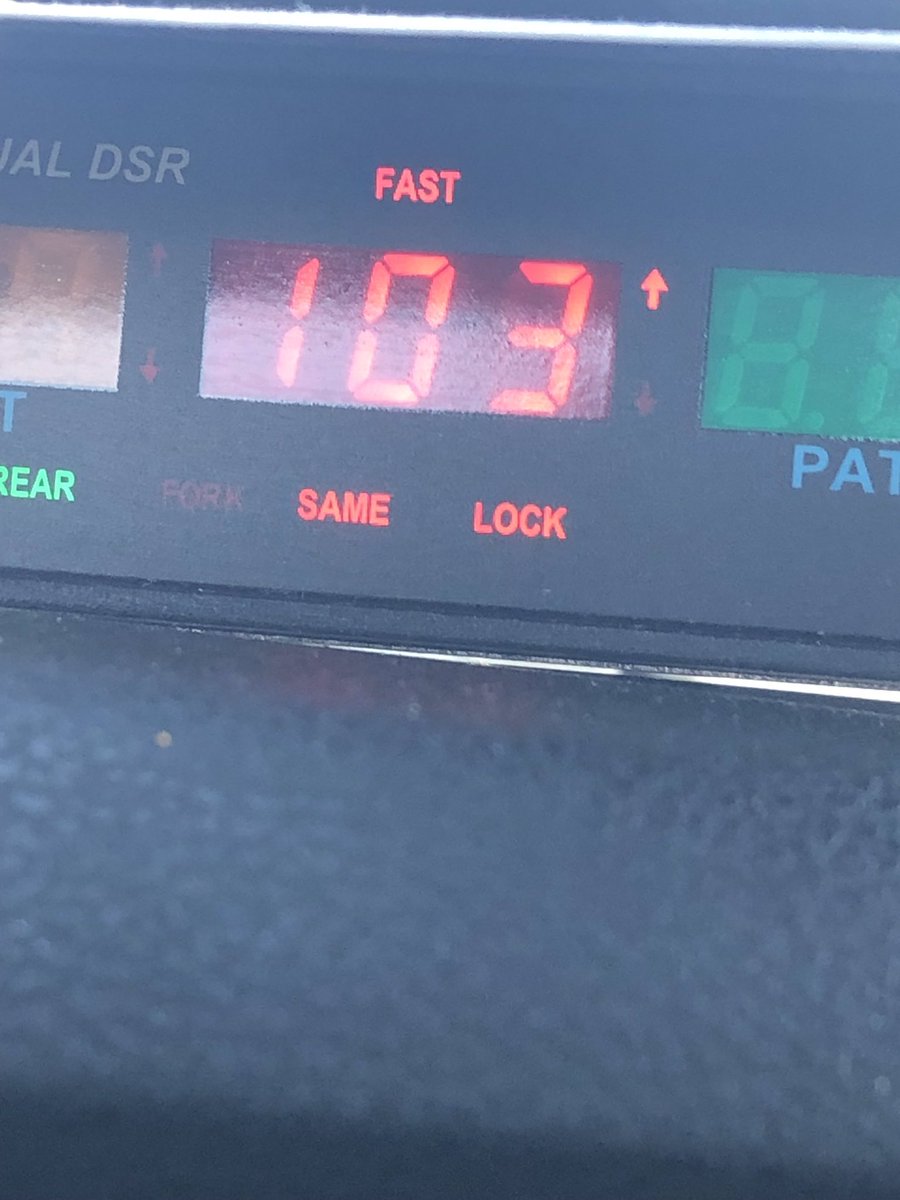 CSP_CSprings's tweet image. When you see the “Fines Doubled” in a construction zone we mean it. 103 mph in a 65 mph zone is a free coupon to come see a judge. Please slow down. The men and women working those zones have families at home counting on them.