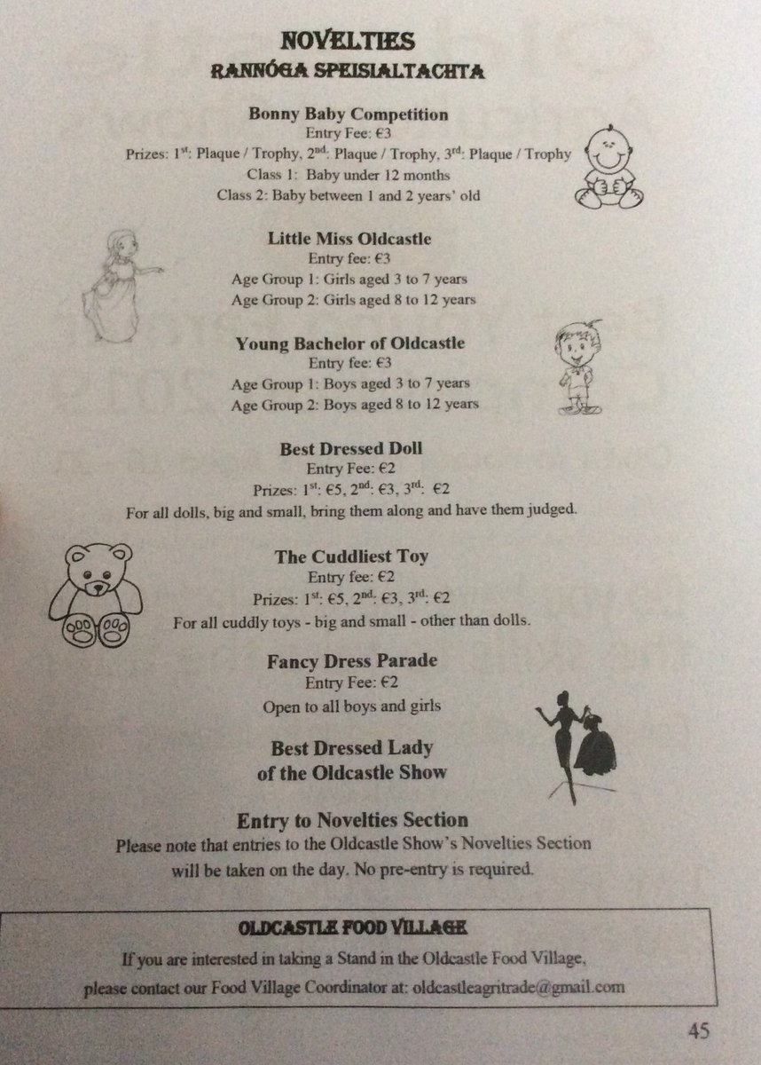 old_agri's tweet photo. Novelty Competitions at this years Oldcastle Show! July 21st.... https://t.co/bkKxLZ6Roj