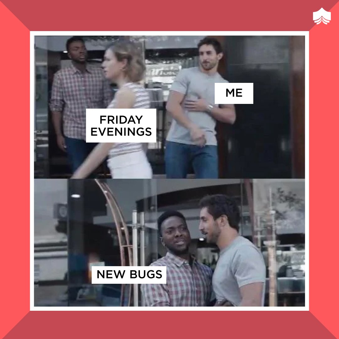 KnowledgeHut's tweet image. Dedicated to the critical issues that are determined to ruin your Fridays.
#Codingerrors #Bugs #CriticalIssues #Saturdaymemes #Knowledgehut