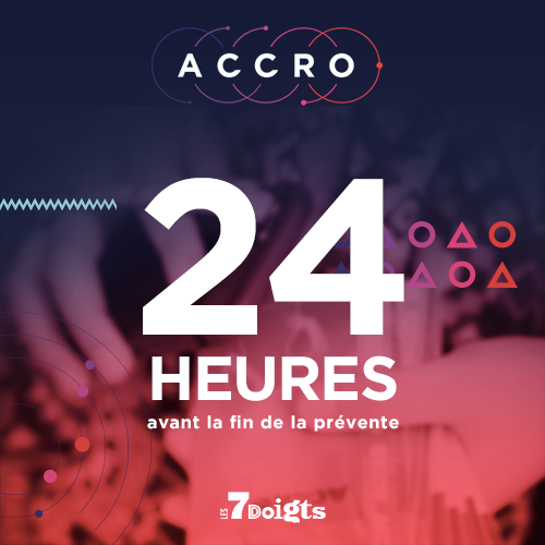 Plus que 24 heures pour bénéficier de notre tarif prévente. Vous voulez prendre part au Lab ACCRO? Voilà votre chance! accromontreal.com/billetterie/