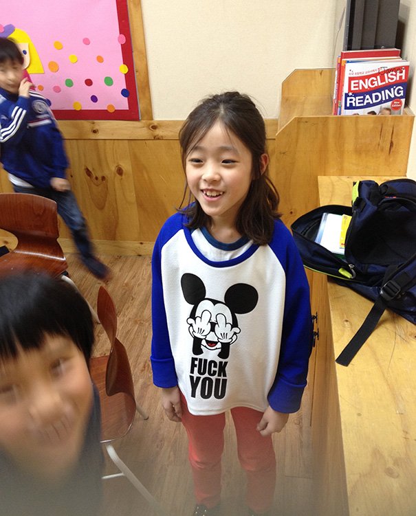 Kevin Sanghyun Han (@kevinsanghyun) on Twitter photo #epicfail #lostintranslation #translationfail #funnysigns #funnyshirts
What would be your reaction if you were the #English teacher? Could you keep a straight face? 🤣
<a href="/EmersenLee/">🥃☠️Emersen Lee☠️🥃</a> <a href="/chaewonuna/">원호야 ~</a> <a href="/RoughDesigning/">Ada Dąbroś</a> <a href="/JoAnnBunn/">Jo Ann Bunn</a> @natumiako @BuileDeargTGN <a href="/mk_thiru/">Manasa Devi Kanithi</a> @jt_osaki #epicfail #lostintranslation #translationfail #funnysigns #funnyshirts
What would be your reaction if you were the #English teacher? Could you keep a straight face? 🤣
<a href="/EmersenLee/">🥃☠️Emersen Lee☠️🥃</a> <a href="/chaewonuna/">원호야 ~</a> <a href="/RoughDesigning/">Ada Dąbroś</a> <a href="/JoAnnBunn/">Jo Ann Bunn</a> @natumiako @BuileDeargTGN <a href="/mk_thiru/">Manasa Devi Kanithi</a> @jt_osaki
