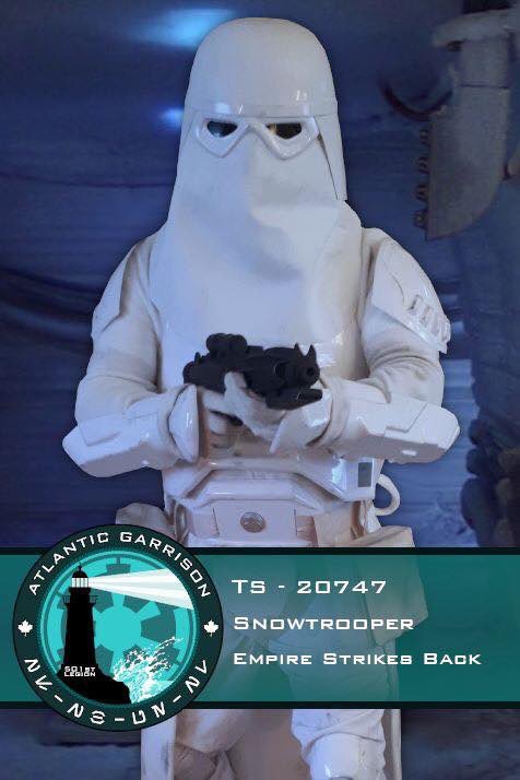 Welcome to #FrostyFriday and a big freeze is hitting the east coast of Canada!! A big congratulations to TS - 20747, adding his second costume with a Snowtrooper from Empire Strikes Back. 

#Snowtrooper #BlizzardForce #BadGuysDoingGood #501stLegion #501stLegion #StayFrosty
