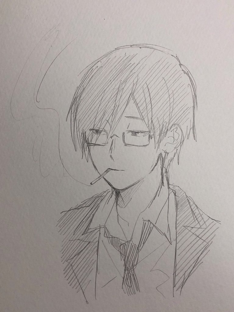 rinmi____wrwrd's tweet photo. #wrwrd絵描きさんと繋がりたい 
#wrwrd
#鬱先生
今日はたまたま暇だったので
息抜きがてらうっつんの絵描きました。
多分5分クオリティ https://t.co/TivotHV8MF