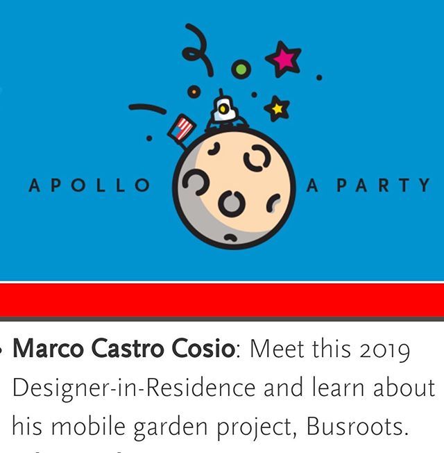 macascos's tweet photo. Party like it's 1969
at the New York Hall of Science this Saturday night July 20 7-10 pm for Apollo, A Party!
#Busroots will be on hand to share in the fun.
https://t.co/1hmKVvmMTL #planetearth #apollo11at50 #explorations #biomimicry #design 🍃 https://t.co/ULlQOZeDna https://t.co/XlZsckPGxr