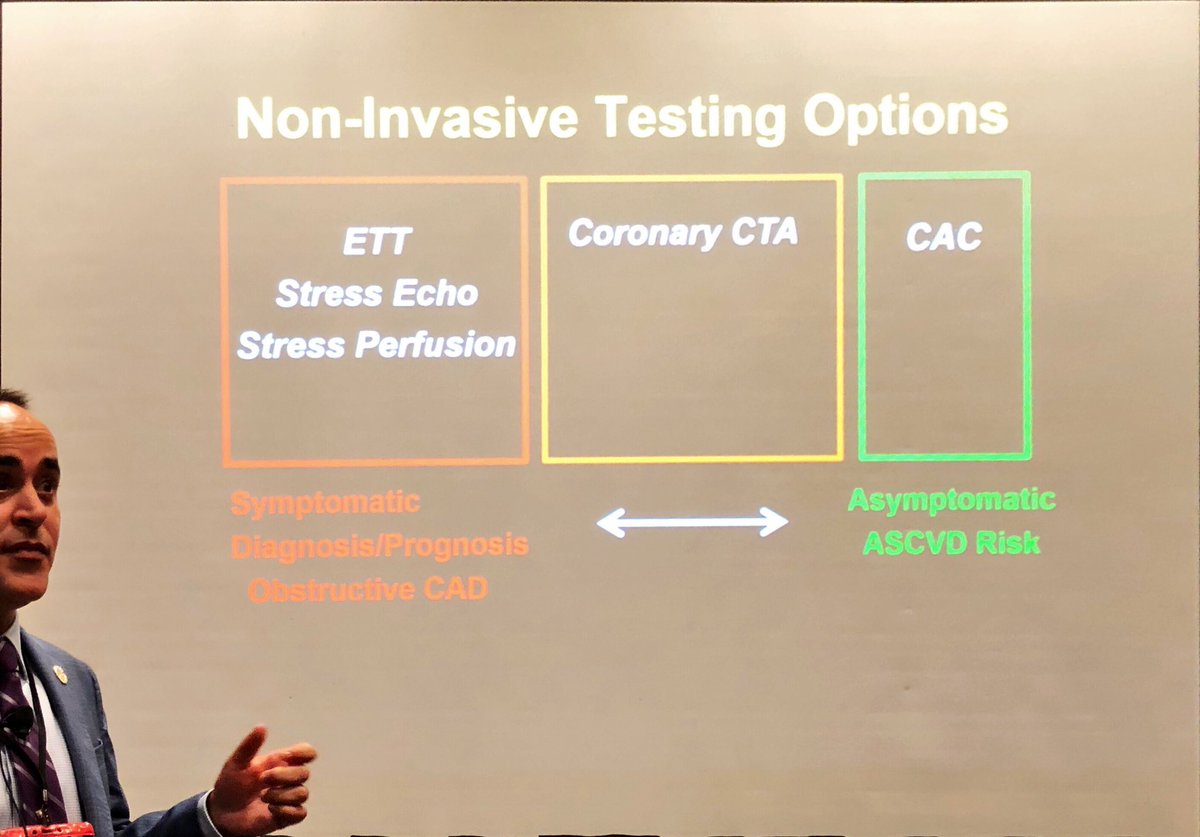 DrMarthaGulati's tweet photo. #ASPCCongress2019 #ASPCExpertsCourse @aspc @dramitkhera presenting on integrating imaging and ASCVD Prevention
♥️ stress testing can be falsely reassuring
♥️ CAC more useful
♥️CAC in prevention guidelines
♥️Risk enhancers should be assessed https://t.co/1kFA66xrHc