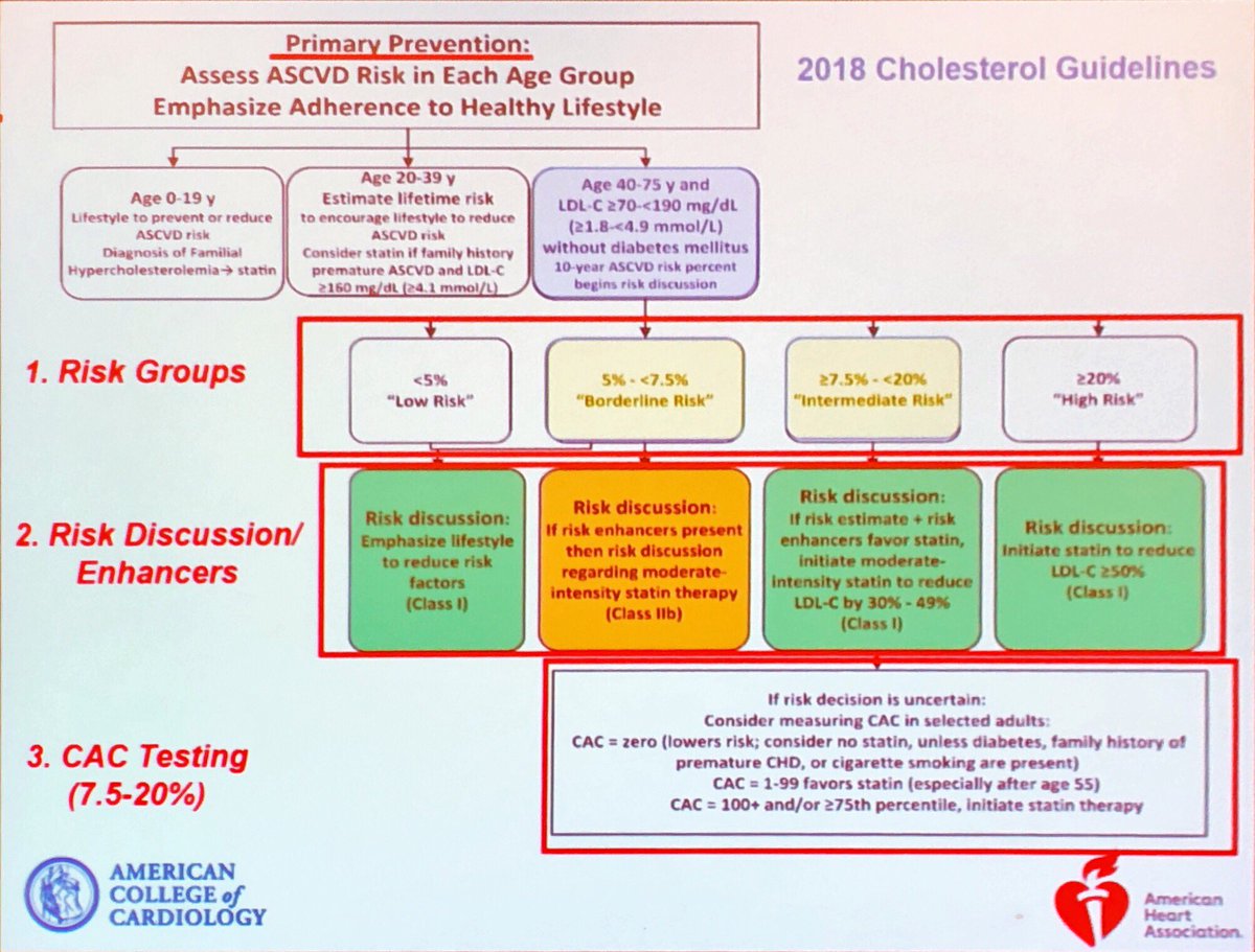DrMarthaGulati's tweet photo. #ASPCCongress2019 #ASPCExpertsCourse @aspc @dramitkhera presenting on integrating imaging and ASCVD Prevention
♥️ stress testing can be falsely reassuring
♥️ CAC more useful
♥️CAC in prevention guidelines
♥️Risk enhancers should be assessed https://t.co/1kFA66xrHc