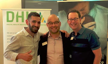 keithduprey's tweet photo. What a great #DigitalHealthHappyHour! I will always wonder at how @amazing this #digitalhealthecosystem is here in #NorthCarolina. @DHITglobal has worked hard to build relationships with people and companies who align with our values. We nailed it with @CrossComm! https://t.co/VwKluCUrYQ