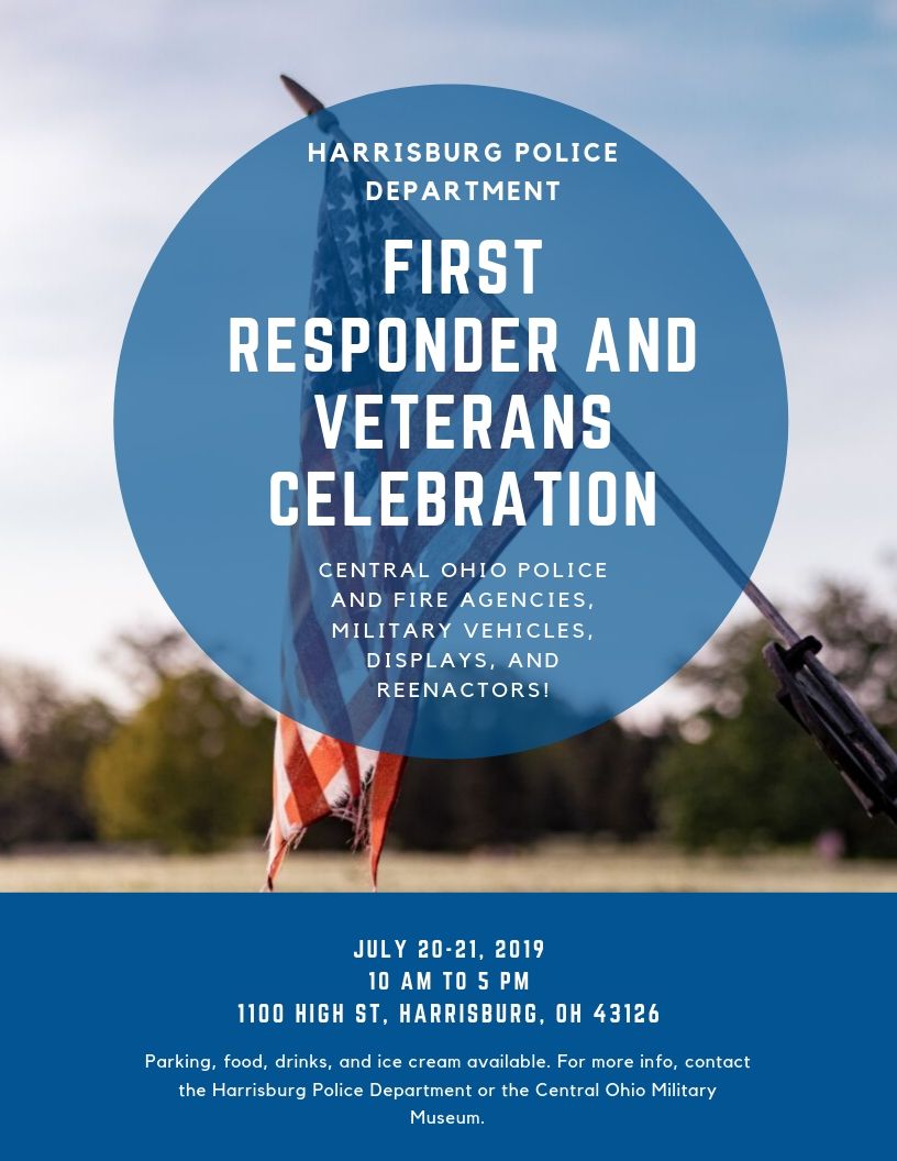 .<a href="/GroveCityOhio/">GroveCityOhio</a> We'll be there! Will you? Come see Grove City Officers at the <a href="/HarrisburgPD/">Harrisburg Police Department, OH</a> First Responder and Veterans Celebration, tomorrow from 10 a.m. - 5 p.m. Contact <a href="/HarrisburgPD/">Harrisburg Police Department, OH</a> or the Central Ohio Military Museum for more info! #grovecityohio #gcpd #grovecitypd