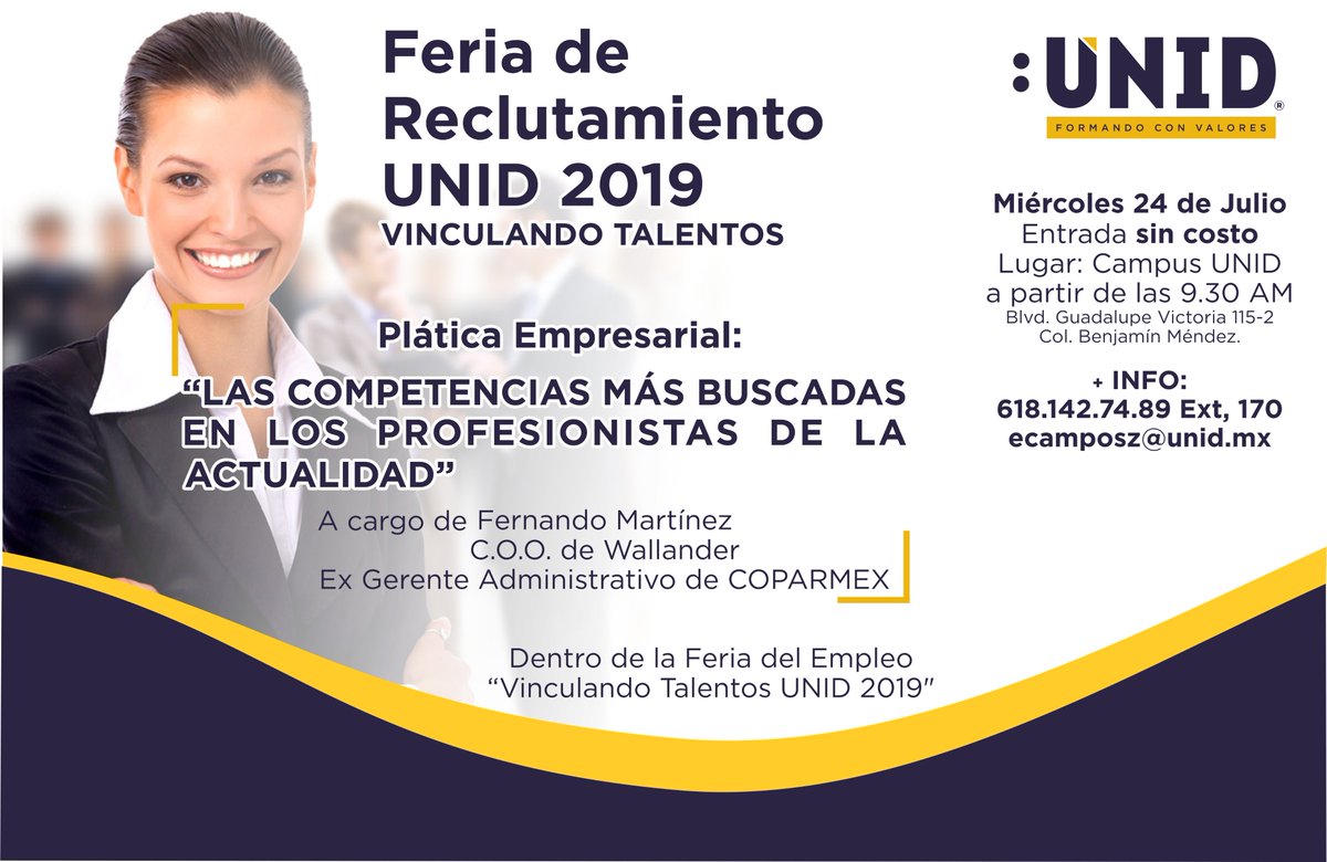 Vinculación y Empleabilidad UNID Campus Durango tweet media