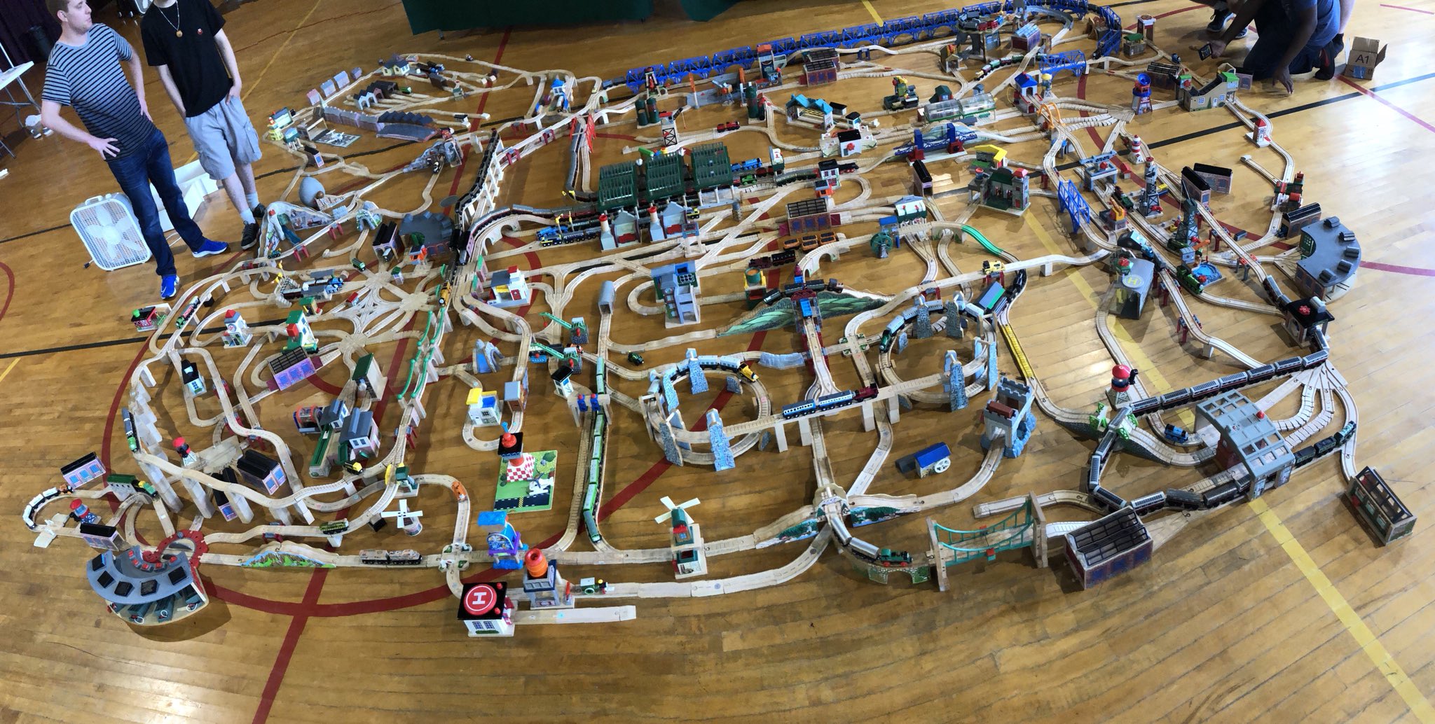Wooden hotsell railway layout