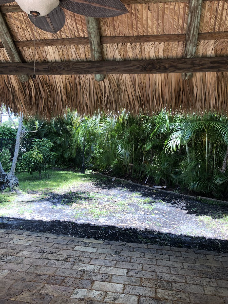 MACKINMIAMI's tweet photo. Just took down the kids trampoline #whatamission #DadLife 🤦🏻‍♂️ Thanks @LubieWINZ @DJKRISPRIME https://t.co/gpuPFmZ9Ja