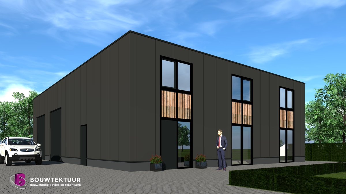 Binnenkort van start...

Nieuwbouw vrijstaande woning met bedrijfspand te Dalfsen.
De gestucte gevels, strakke gevelstenen en grote glaspartijen geven deze woning samen met de risaliet een stoere uitstraling.

#Ontwerp #Omgevingsvergunning #Bouwtektuur