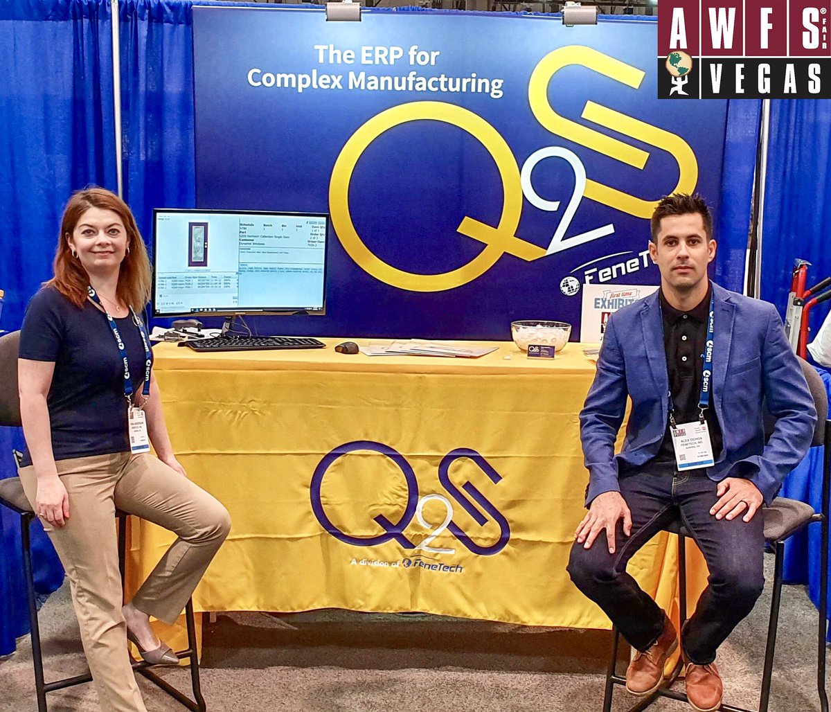Q2SERP's tweet photo. Ever look for an order, but you can't find it? 
#Q2SERP has a solution. If you're at #AWFSFair, stop by FeneTech's booth (8682) to learn how barcode scanning can help. Then sign up for our Reduce Manufacturing errors blog: https://t.co/SkZHpConpD
#AWFSFair2019 #Woodworking https://t.co/Dmg9XMN4Tu