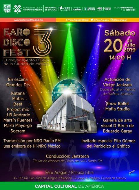 CulturaCiudadMx's tweet photo. ¡Hoy es el #DiscoFest 3 de la @FaroAragon! Ven a mostrar tus mejores, nos vemos a partir de las 14:00 horas. ¡No faltes! #EventoGratuito #CapitalCultural https://t.co/szKGuClopf