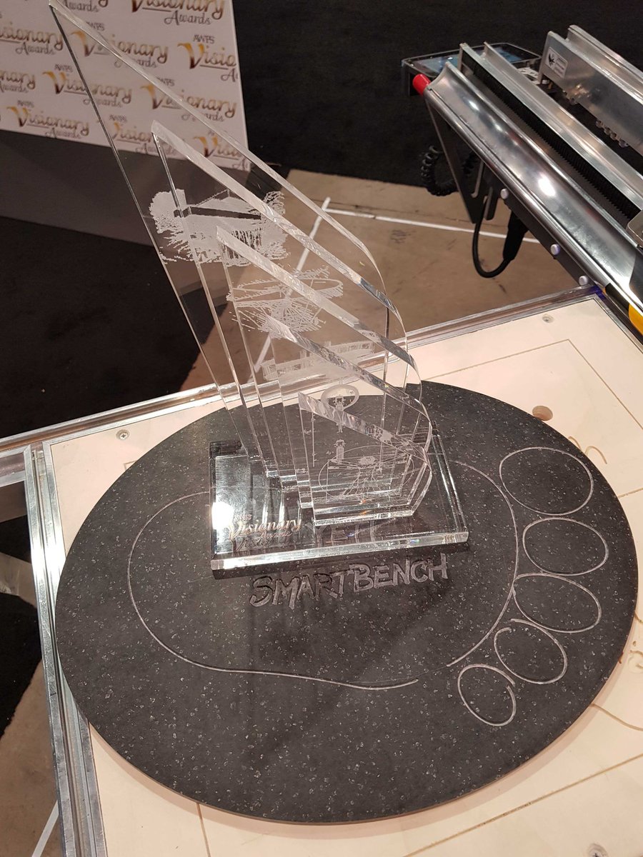 yetitool's tweet photo. Thanks so much to @AWFSFair for our visionary product award. You've made some Yeti's very happy. 🎉
If you haven't had a chance to see SmartBench, the portable, large format CNC, then head on over to booth #10034!
#smartbench #winner #awfs19 #awfs #cnc https://t.co/nlRRi0b7ku