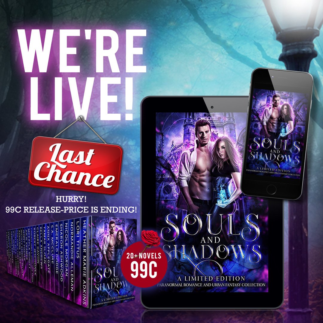 Venture into the realm of #SoulsandShadows ... NOW AVAILABLE to download and read! Don’t miss your chance - the price goes up in just a few days! #amreading #urbanfantasy #PNR
books.apple.com/us/book/souls-… <a href="/AppleBooks/">Apple Books</a>