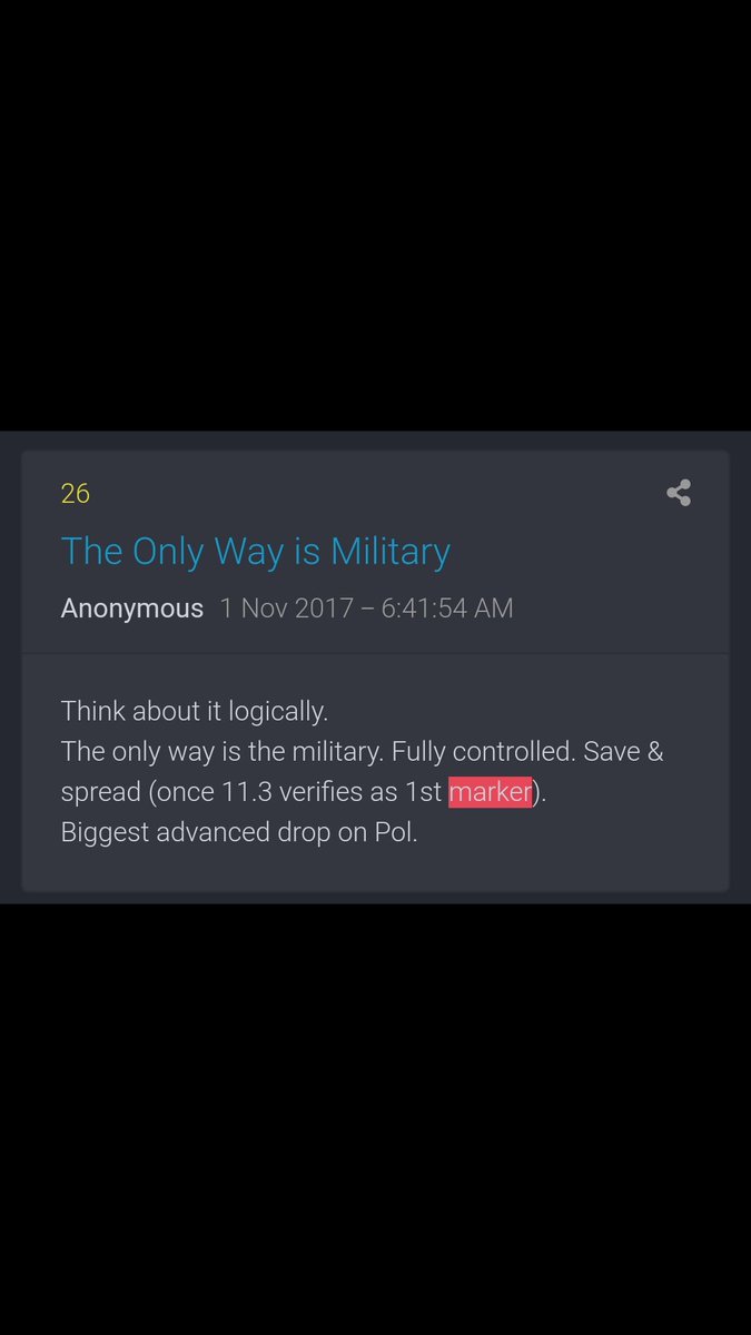 Yoda_anon's tweet photo. Q Clearance Patriot Watch 1 Marker
11.3 marker --> 11 min to 5 and date on 3 o'clock 7/19

#Q #qanon #trusttheplan #wwg1wga #thestorm #followthewhiterabbit #thegreatawakening
#nothingcanstopwhatscoming #Qsentme
#draintheswamp #youarewatchingamovie
#thinkforyourself https://t.co/u204N6LlyF
