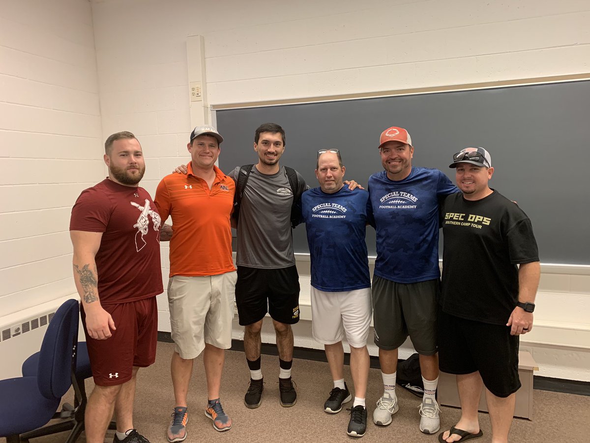 SpecialTeamsFB's tweet image. We had a blast at our 3rd annual 4 Day Kicking and Snapping Development Camp.  The specialists were amazing, hard working and cohesive and our staff was phenomenal.  Thank you all for supporting what we do!  #stfasquad