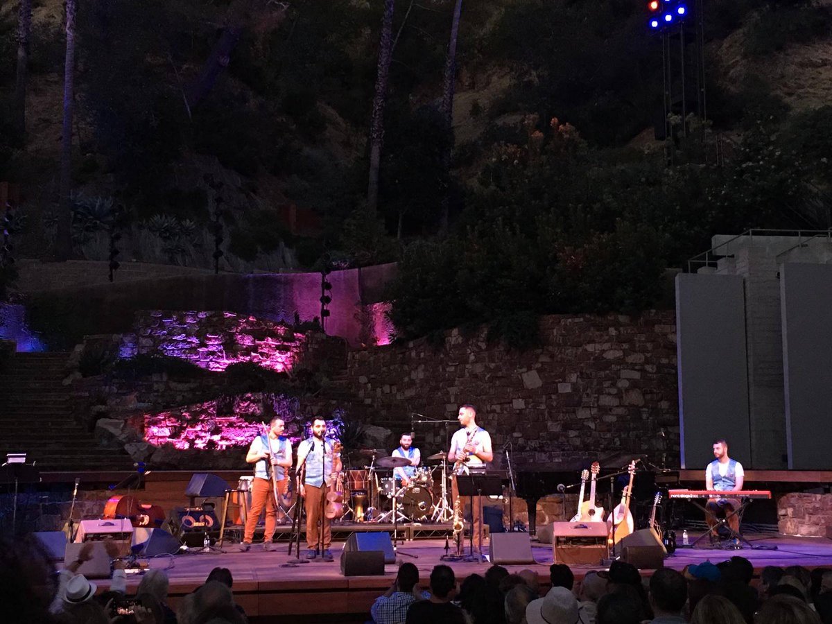 Throwback to on June 23. MVF Band performed in LA at @FordTheatres