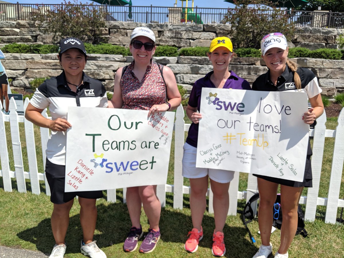 MidMichiganSWE's tweet photo. Proud to support @maddiekmccrary and Clariss Guce at the #DowGLBI today! #TeamUp https://t.co/47ob6Lu0m5