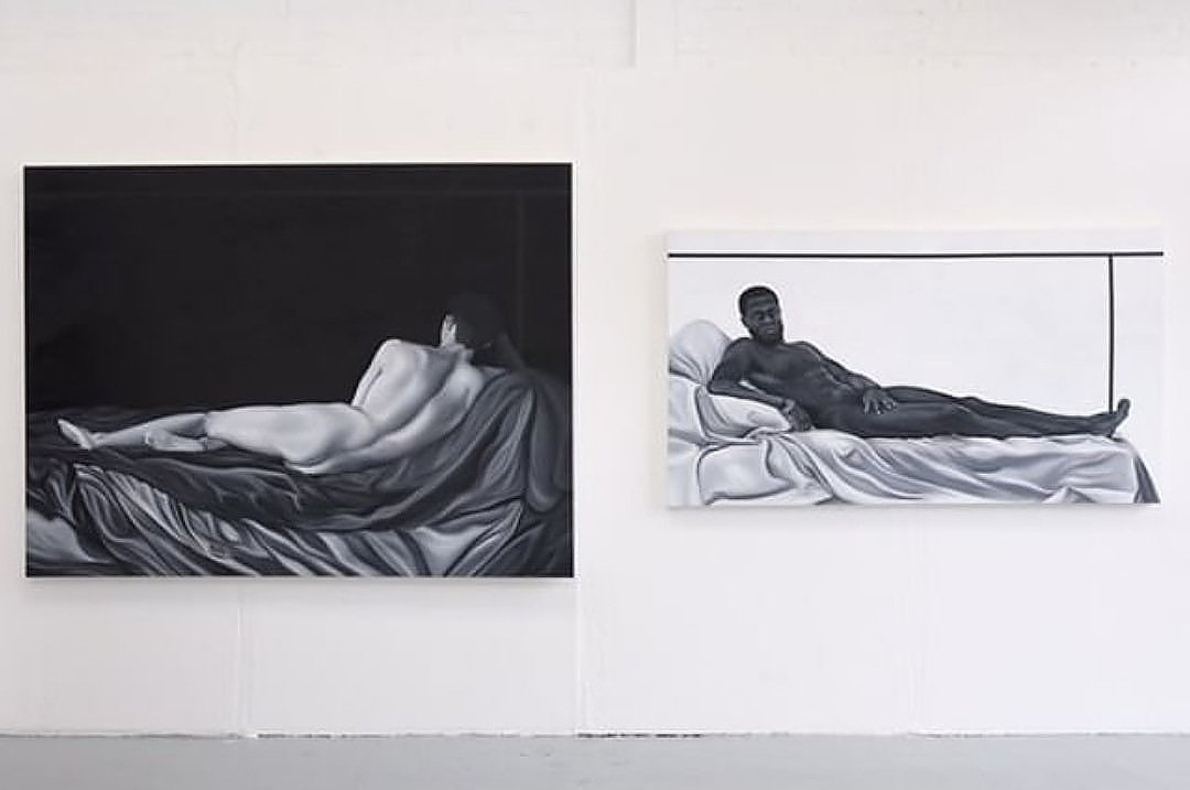 Northamptonbafa's tweet photo. These Paintings are the work of 3rd yr Painting &amp; Drawing student Francesca Harris. @UniNorthants #painting #fineart #figurativeart #uninorthants #northamptonart #visualarts #fineartpainting https://t.co/GD4CmkQFIz
