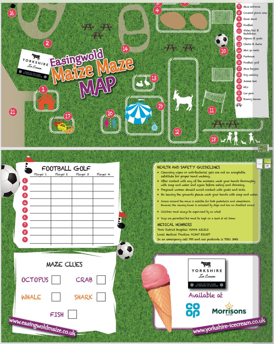 And we are almost there. Doors open tomorrow at 10am and then every day until Sunday 1st September. Really looking forward to meeting our visitors 🌞🌾🎉easingwoldmaize.co.uk #daysoutwiththekids