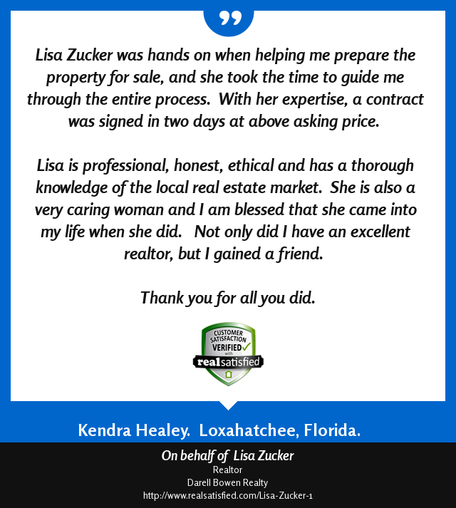 LisaZuckerRE's tweet photo. Who wouldn’t be honored by a recommendation like this?  https://t.co/04aJCrLpyU via @realsatisfied https://t.co/IwzjkcsCAr