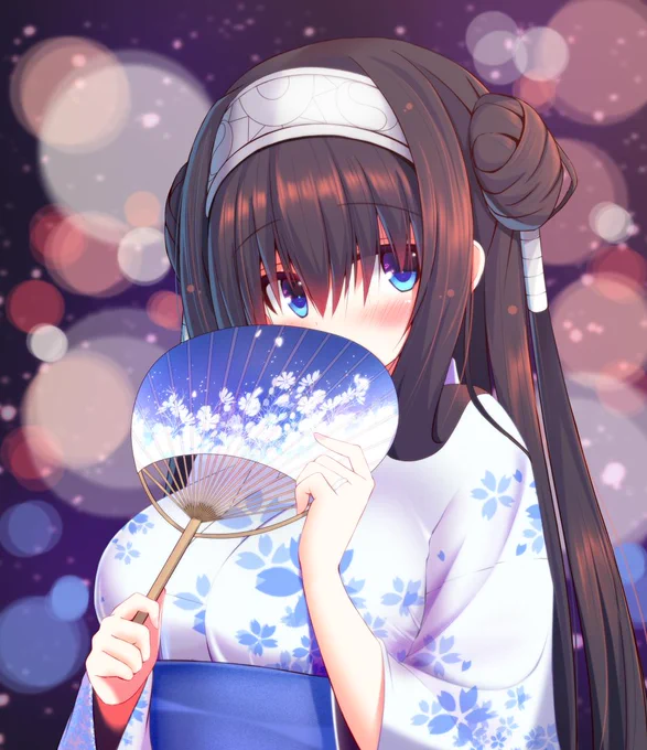 浴衣リンネ
#刻詠の風水士リンネ #アイギスお絵かき 