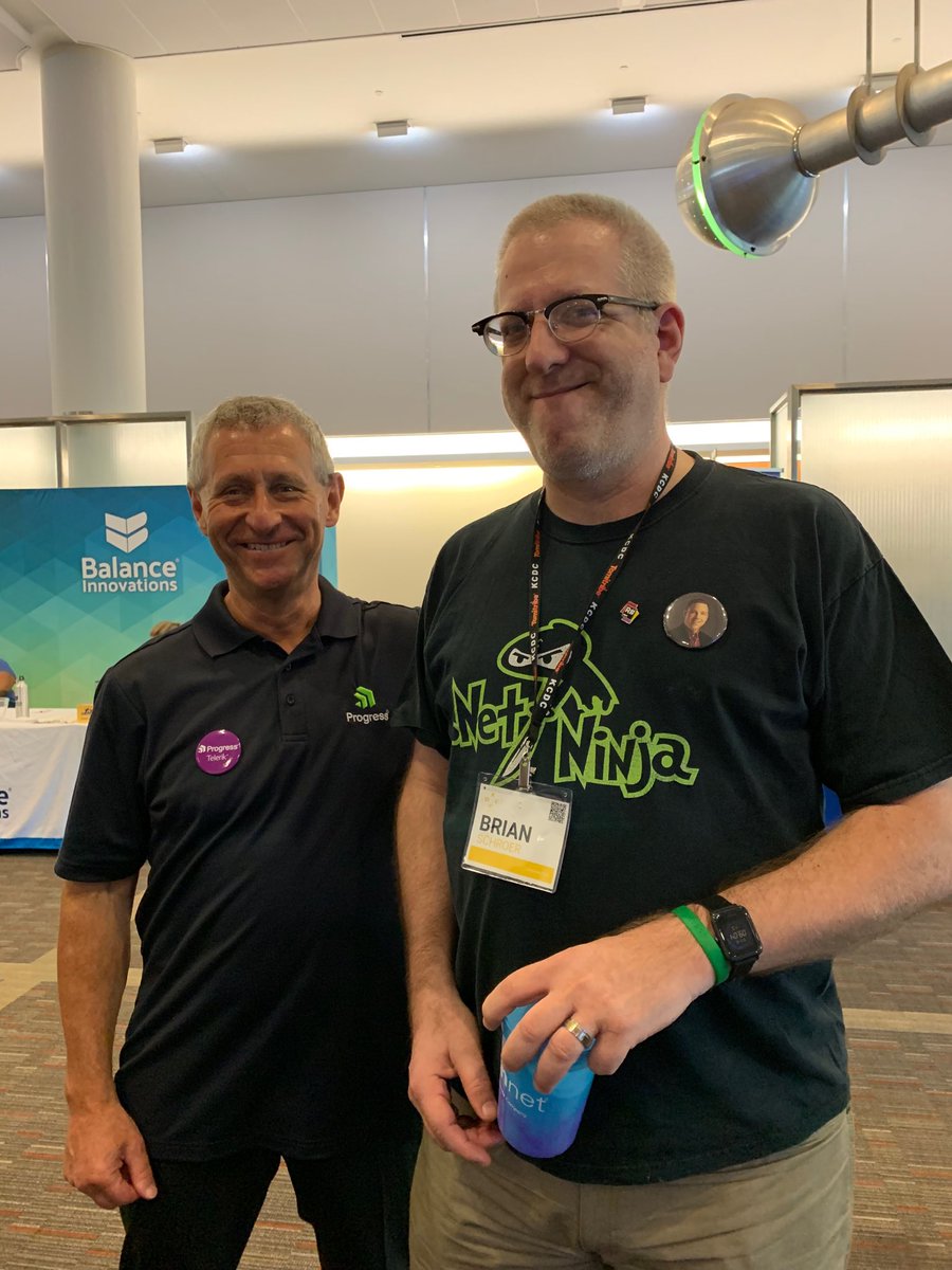 samidip's tweet image. Blast from the past .. #Telerik ninja shirt from a decade back! #KCDC