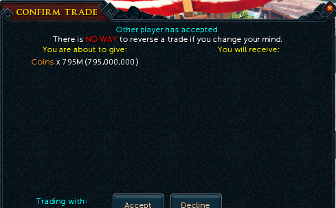 ZoonixSwaps's tweet photo. 150M OSRS -> 795M RS3 https://t.co/6wW5gYC8ft