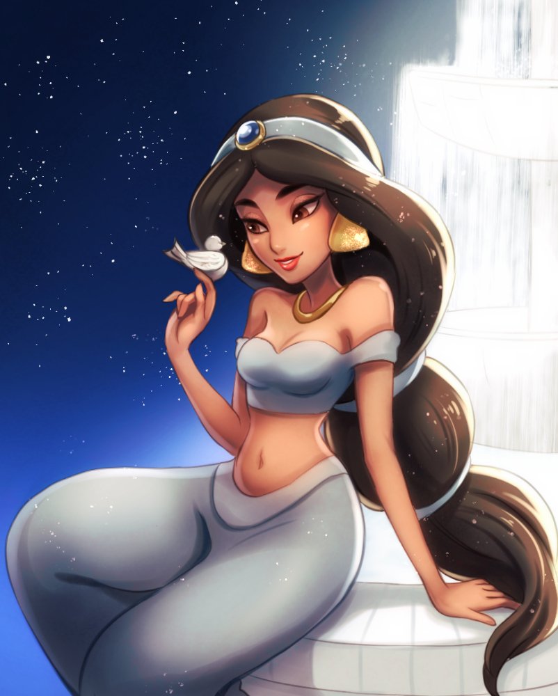「Princess Jasmine 」|ナツキノリ/お仕事募集中のイラスト