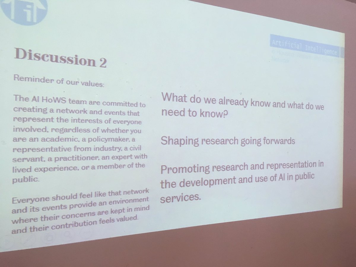 AI in Housing, Welfare & Social Care Network tweet media